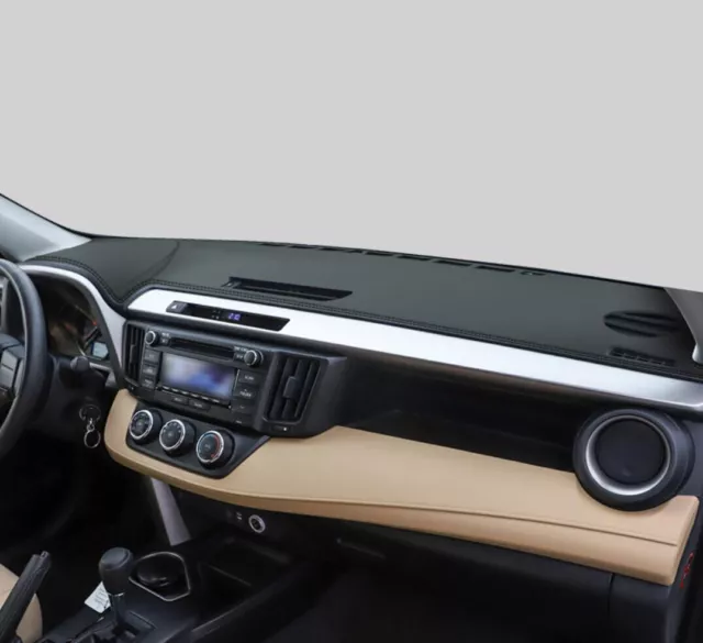 Leather Car Dashboard Cover Dash Pretector Mat Pad For Toyota RAV4 2013-2018