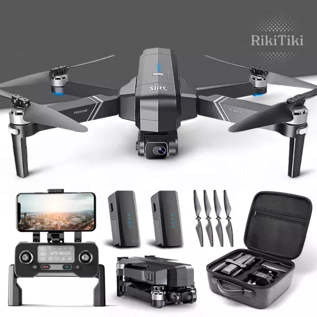 Drone 4K EIS UHD Kamera 5G Wifi GPS  FPV RC Faltbare Quadrocopter mit 2 Akkus