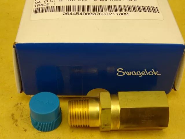 Swagelok Nupro 1/2" Check Valve , B-8CP5-1