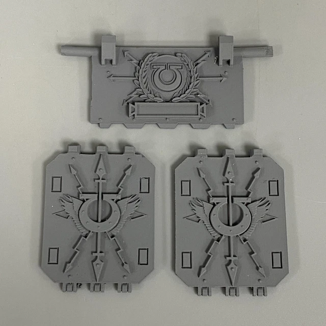 FORGE WORLD ULTRAMARINES Land Raider Doors Emblems Symbols Warhammer ...
