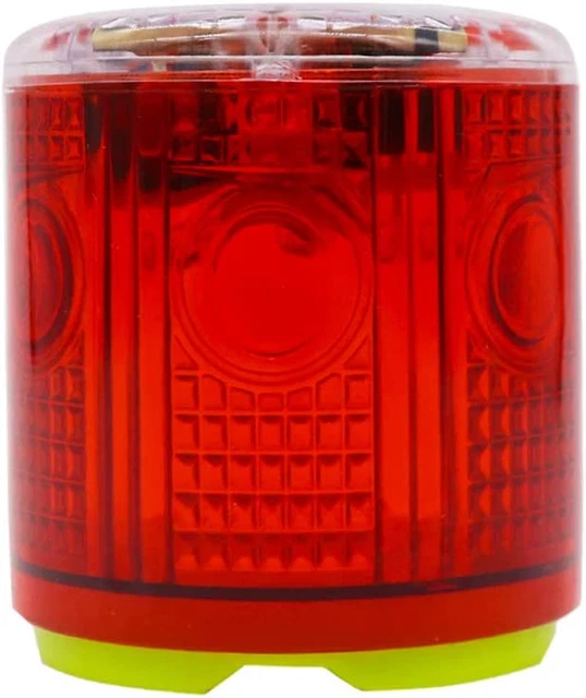 Solar Strobe Warning Light Strong Magnetic Base Flashing Super Bright 360 Degree