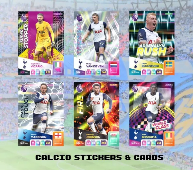 ADRENALYN XL PREMIER League Panini 2024/25 2025 Tottenham Set All 6 Foil Cards 8.40 PicClick CA