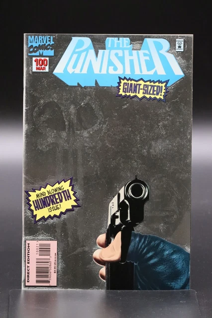Punisher (1987) #100 Frank Teran Art & Photo Foil Cover Chuck Dixon Story NM