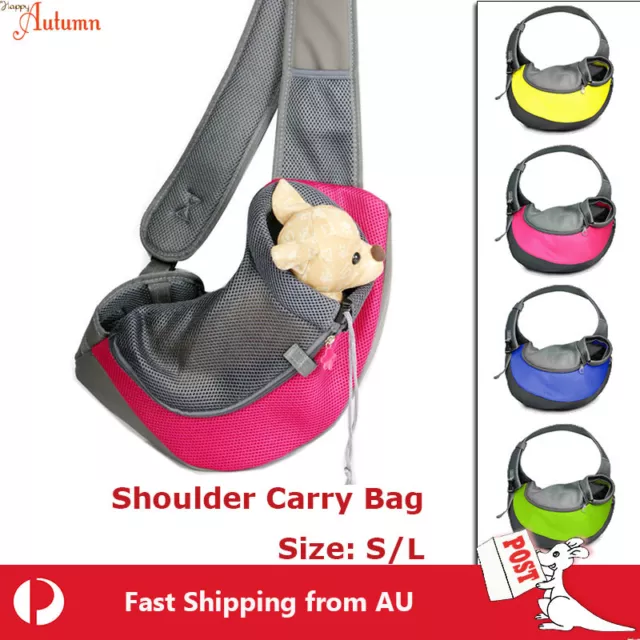 Clearance! Pet Shoulder Carrier Bag Puppy Cat Dog Travel Sling Backpack Portable