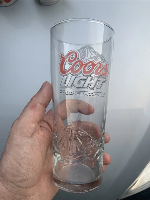 Vintage Coors Light Heavy Beer Glass Mug Stein