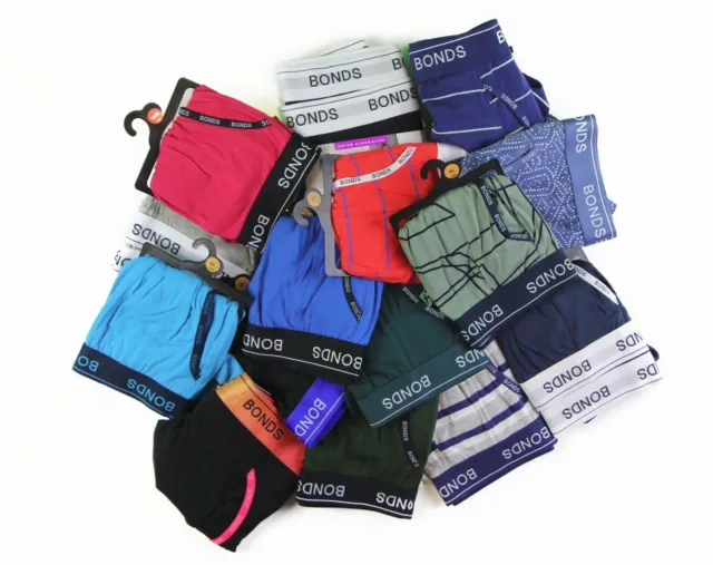 5 / 6 / 10 / 20 X Mens Bonds Underwear Guyfront Trunks Briefs Boxer Shorts