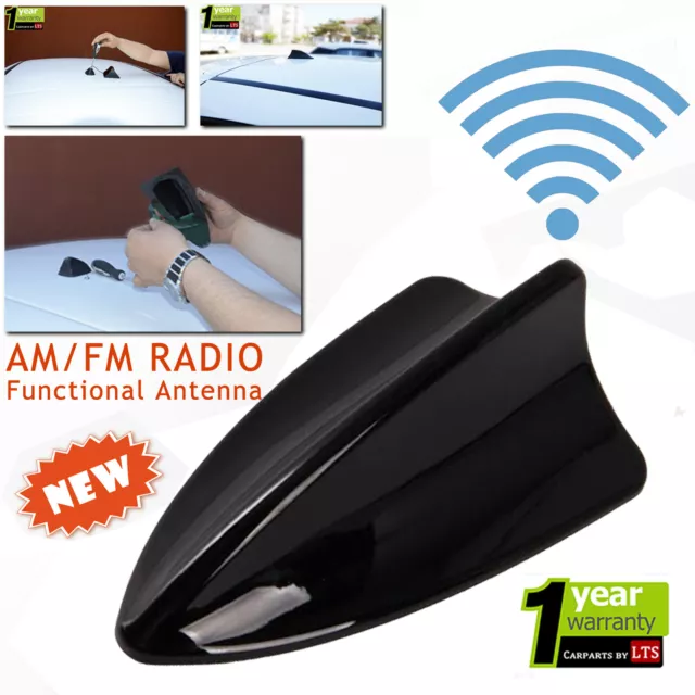 Renault Megane 2 Hatchback Shark Fin Functional Black Antenna