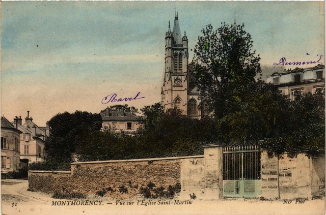 CPA AK MONTMORENCY - Vue sur l'Église St-MARTIN (380474)