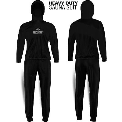 Heavy Duty Sauna Sweat Suit Exercise Gym Suit Fitness Weight Loss with Hoodie