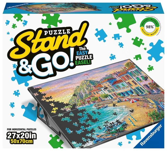 Ravensburger Jigsaw Puzzle Accessory - Stand & Go Puzzle Board Easel Suitable fo