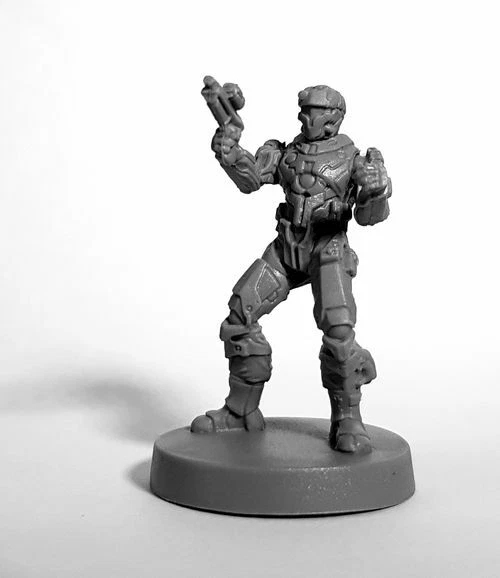 Reaper Bones Miniatur "Demolitionist" - ARMORBACK Chronoscope Figur Für Rollenspiele & Tabletop