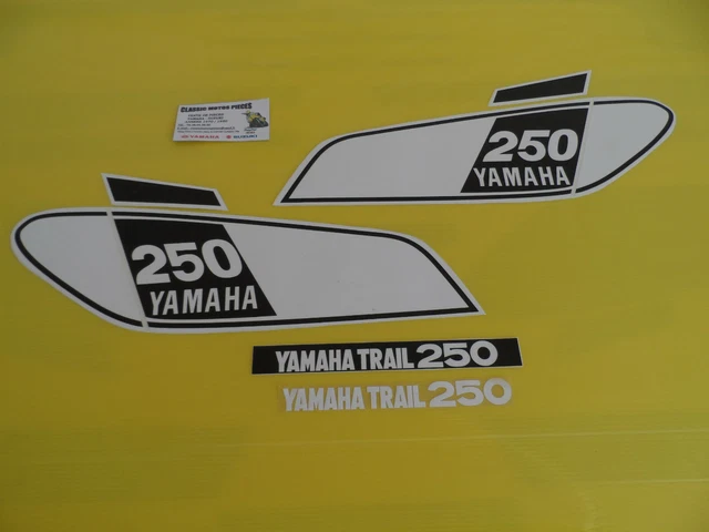 Dt 250  Yamaha  Annee 1975  Sickers Reservoir  /Decal Set For Fuel Tank