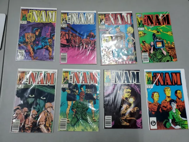 Lot (8) Marvel The "NAM Comic Books