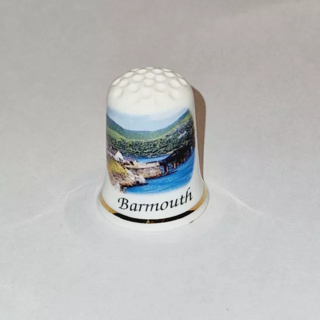 Collectors Thimble - "Barmouth" - Bone China -  #225