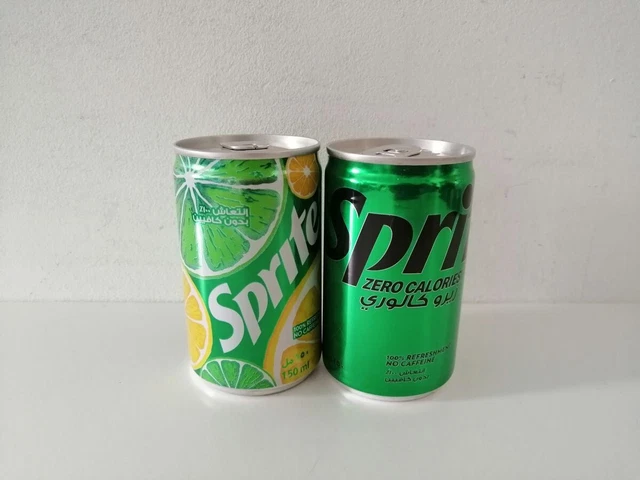 2 PETITES CANETTES Sprit Zero Qatar Arabic 150 ml Mini 2022 Dose Coca Cola EUR 9,99 - PicClick FR