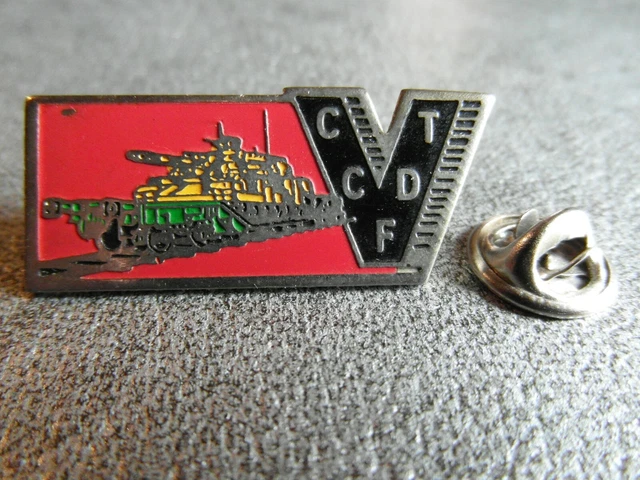 Tank Driver Pin RARE PIN'S PINS - Train - Tgv - Sncf - Combat Tank - Red - Ccfdt ...