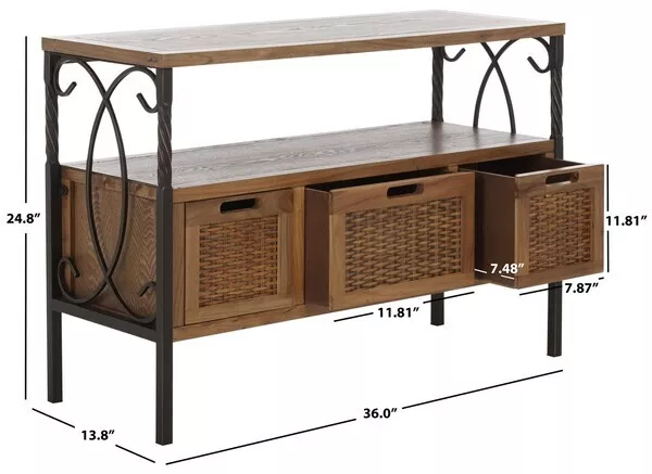 Safavieh JOSHUA MEDIA CONSOLE, Reduced Price 2172731856 AMH6532C