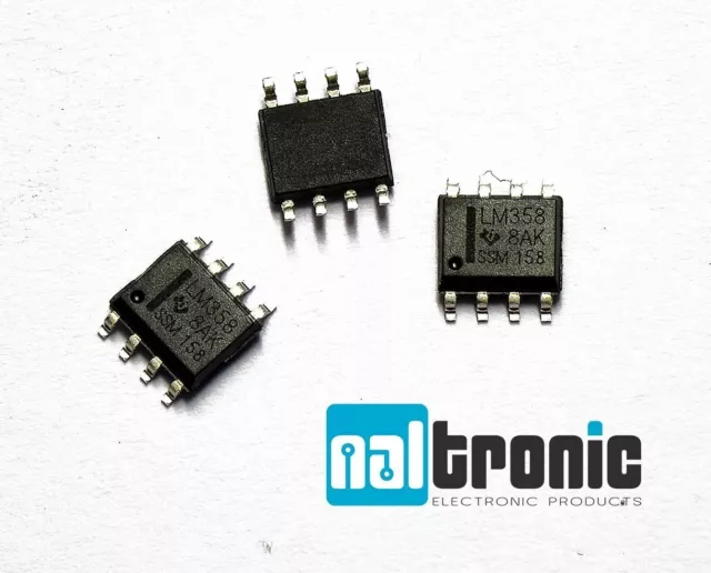 10x LM358  LM358DR in SOIC-8 SOP-8 Gehäuse Operationsverstärker Amplifier A34