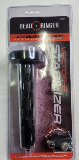 Dead Ringer 6 Inch Vector Bow Stabilizer Quick Disconnect Base Included