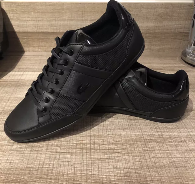 Mens lacoste chaymon best sale trainers