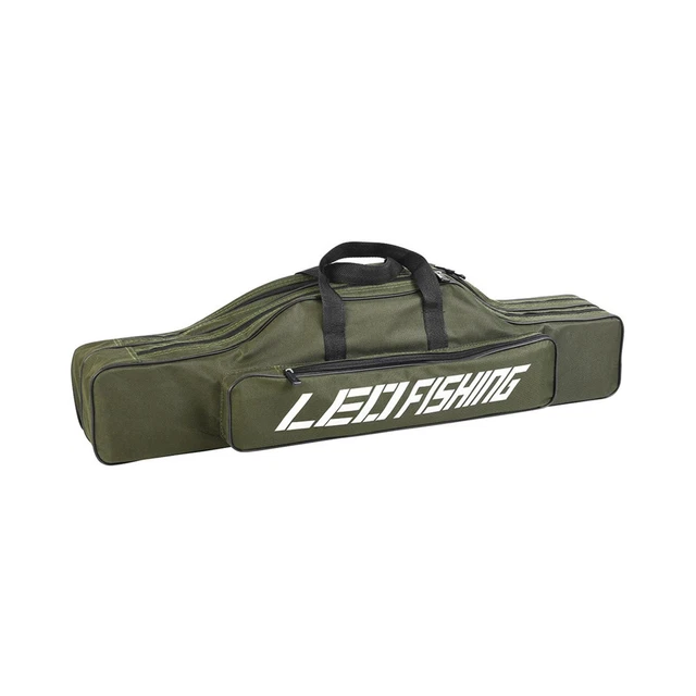 1 * Fishing Rod Carry Bag Folding Fishing Pole Case for Travel 31.5*5.51*7.87in