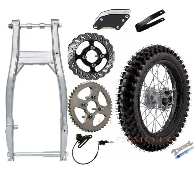 90/100-16 Rear Wheel Tire Swing Arm Sprocket for CRF150F CR80 XR100 CRF100 125cc