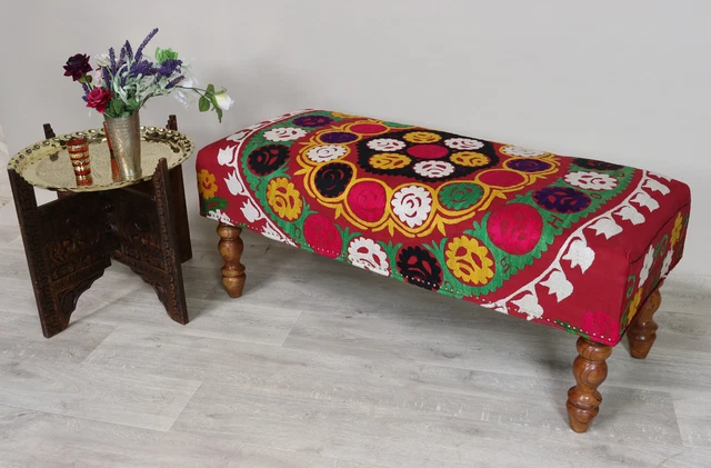 orient ottoman poster bench armchair bench chair stool bench bench Suzani red23A