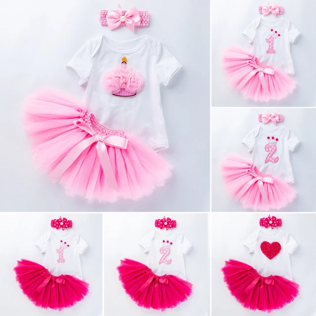 Gonna tutù per bambine neonate 1 ° compleanno abiti vestiti