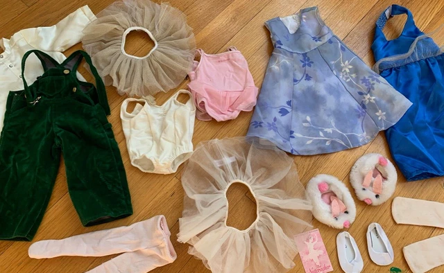 American Girl doll clothes LOT vtg ballet sugar plum fairy Nutcracker tutu dress