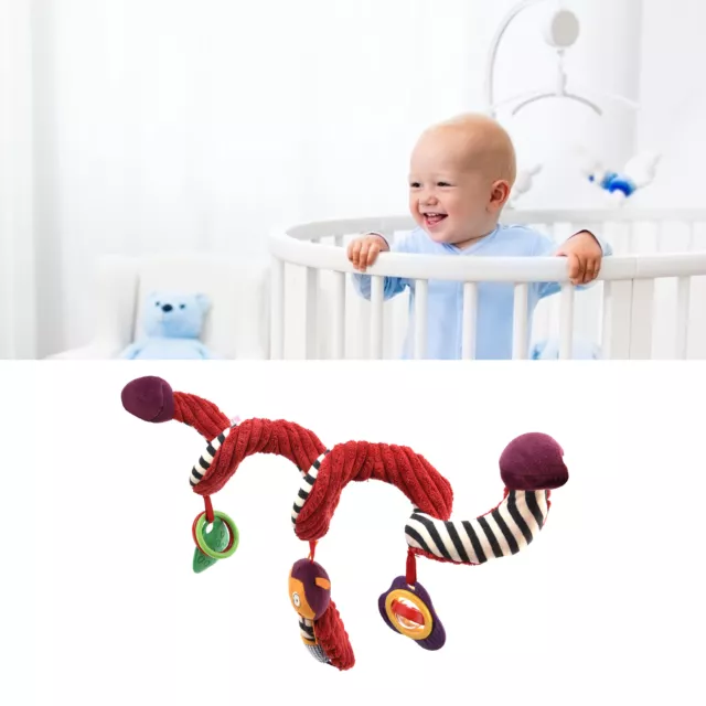 Baby Crib Spiral Hanging Rattle Toys Spiral Stroller Car Toy For Infants♡