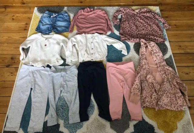 Girls 12 - 18 Months Clothes Bundle Great Quality 10 Items Next Zara Nutmeg