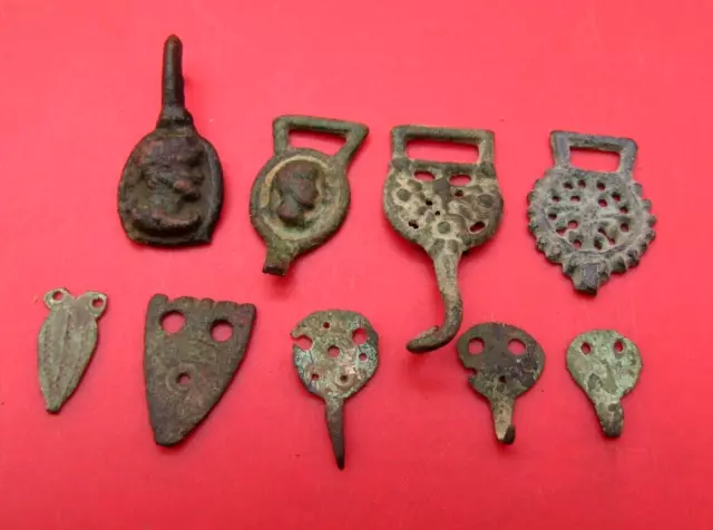 Collection 9 Medieval / Post Med Tudor Anglo Saxon Clothes Hook Fasteners