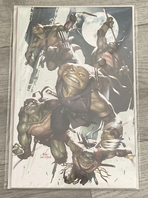 teenage mutant ninja turtles #100 inhyuk lee virgin variant limited to 500