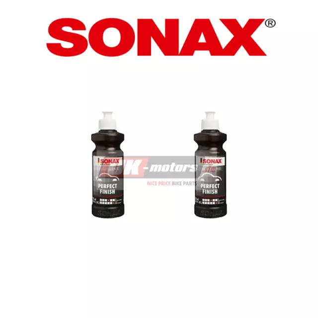 2 X Sonax Profi Line Finition Parfaite Garanti sans Silicone À 250ml 224141
