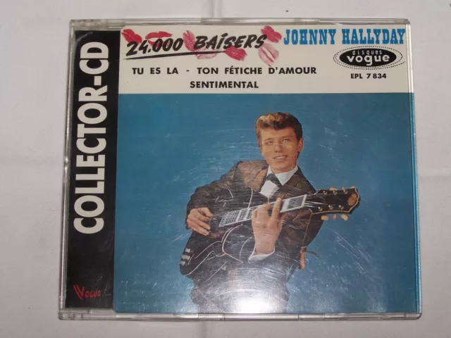 Johnny Hallyday : 24000 baisers (collector CD)