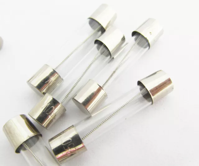 100pcs T0.5A 500mA 250V 6x30mm 6x30 Slow Blow Glass Fuse