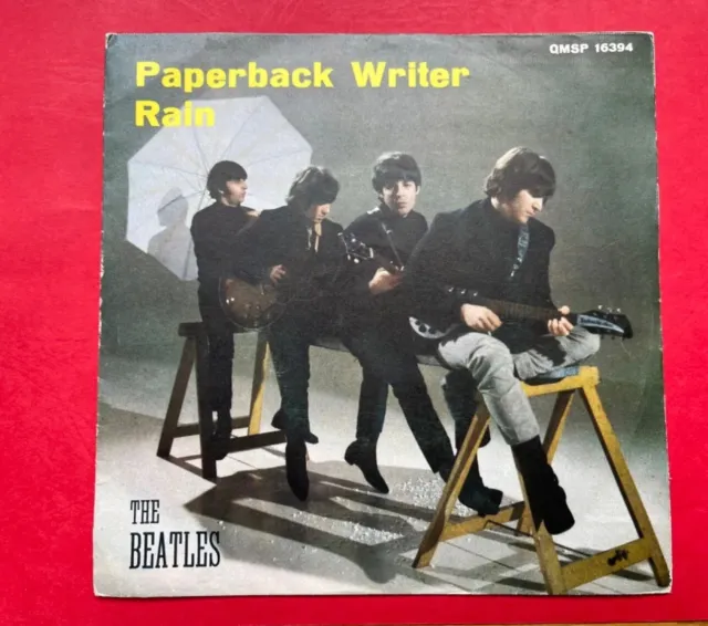 The Beatles Paperback Writer/Rain 45 Rpm Qmsp 16394 Italy