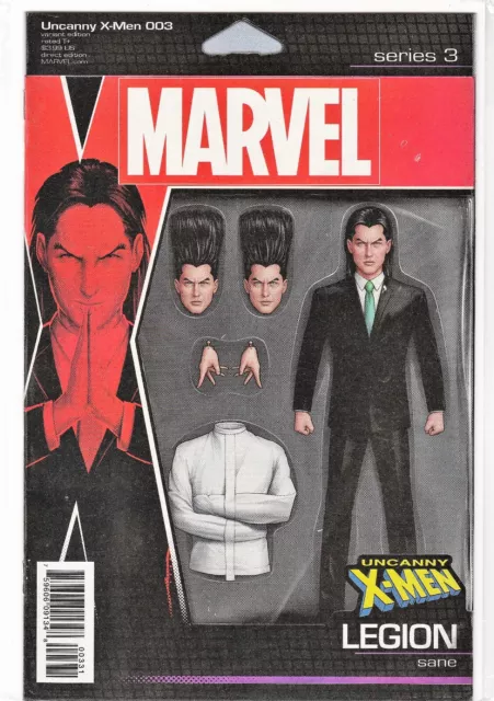 Uncanny X-Men #3 (2019) Christopher Action Figure Variant Cover ~ Unread Nm