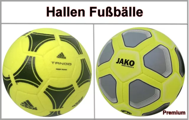 Adidas Tango | Jako Premium | Hallenball Indoor Filz Samt Halle Fußball Ball