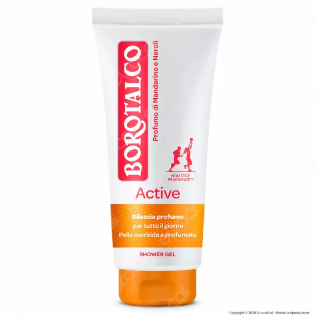 Borotalco Gel Doccia Active Mandarino e Neroli Pelle Morbida e Profumata 200ml