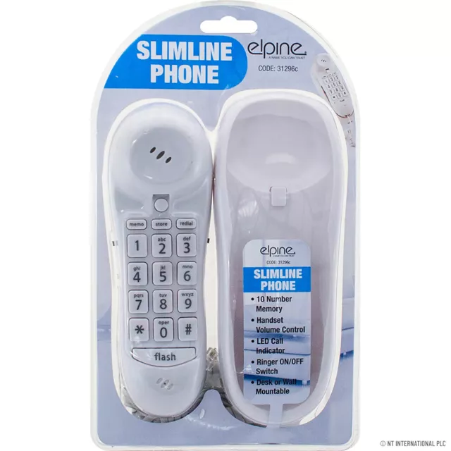 New Telephone Phone Landline With Memory Led Call Indicator Call Office Home