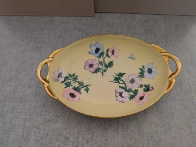 Vintage Royal Winton Grimwades Art Deco Oval Yellow Dish