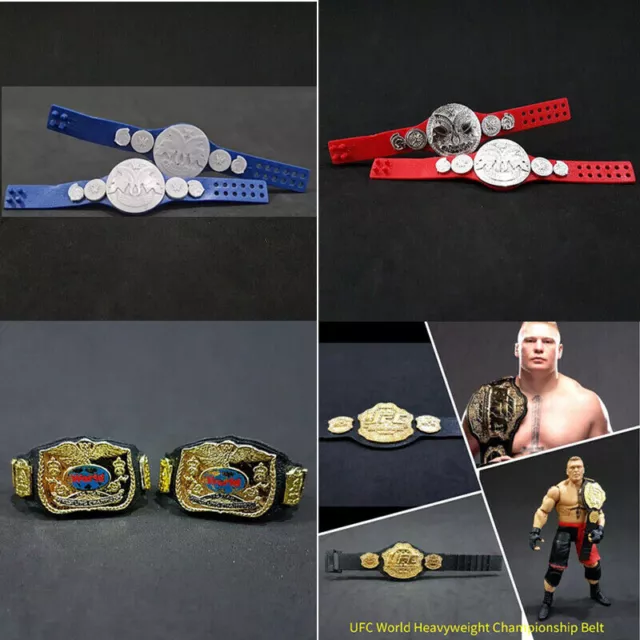 MATTEL WWE WWF UFC Tag Team Championship Title Belt Elite