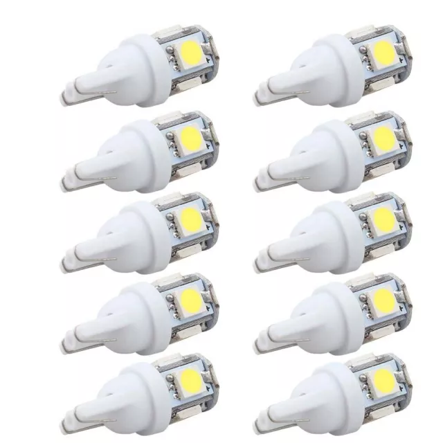 Lámparas Bombillas de Led T10 W5W 5 SMD ( Bolsa 10 Unidades )