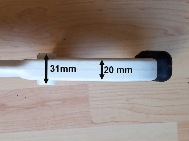 PIED DE GOUVERNAIL PLASTIQUE 500 mm 2