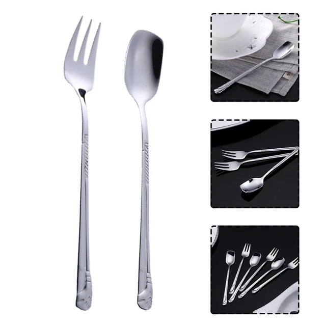 Posate Campeggio Posate 5 In 1 Per Campeggio - Cucchiaio Forchetta Multiuso In Acciaio Inox Per Outdoor Fornelli A Gas Cucina