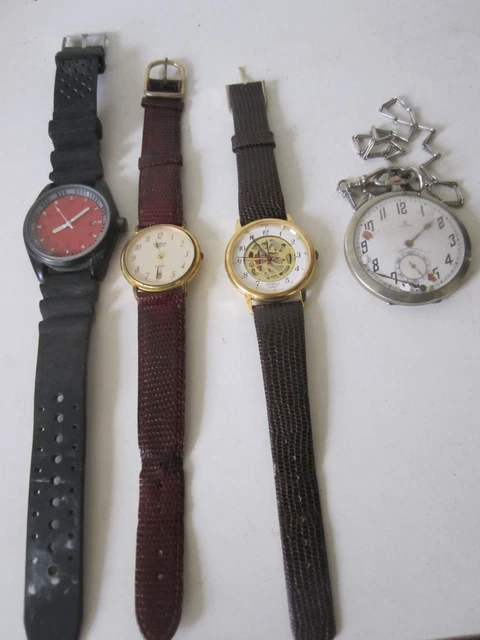 Montre Vintage YEMA Antichoc Mécanique - Cadran Bleu, Boîtier 26mm - Femme - Occasion TB