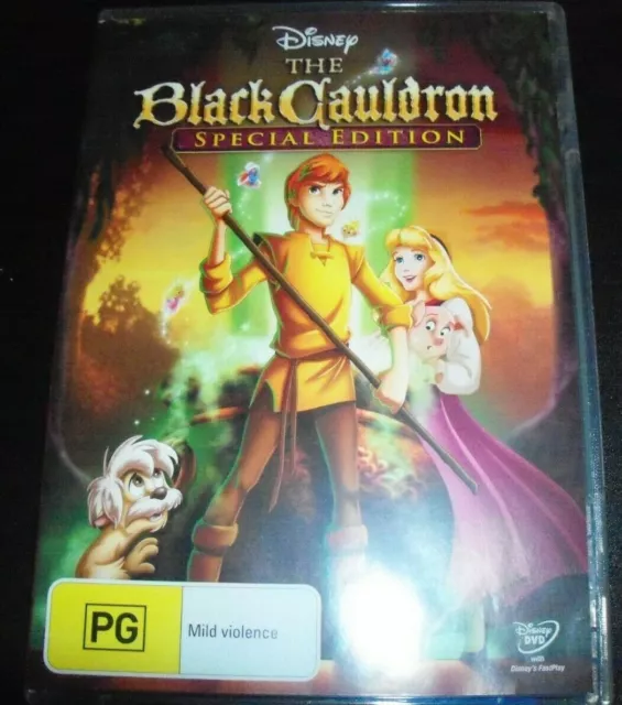 The Black Cauldron - Special Edition (Australia Region 4) Disney DVD – Like New