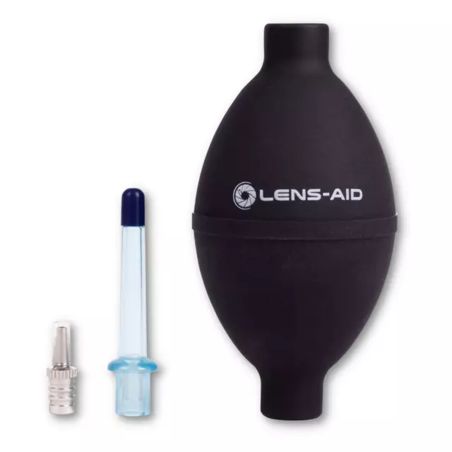 Lens-Aid Power Blasebalg mit 2 Spitzen: für Kamera, Objektiv, Sensor Reinigung