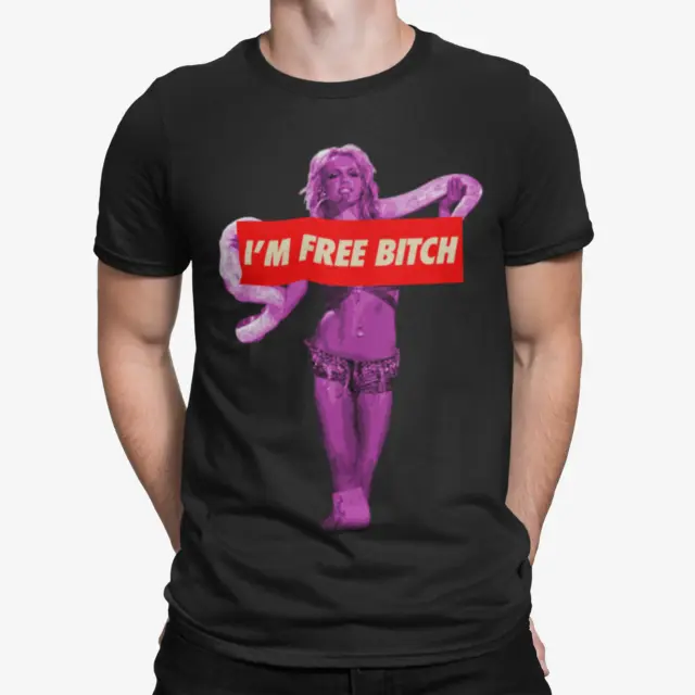 BRITNEY IS FREE PROTEST WOMANS MENS UNISEX Britney Spears T SHIRT UPTO 5XL